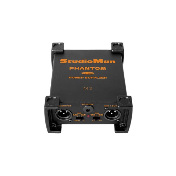 Fuente de alimentación StudioMan PS200 12V/24V/48V doble XLR