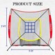thumbnail image 2 of 7x7ft Baseball Net with Strike Zone, Large Pocket Baseball Target, 2 of 3