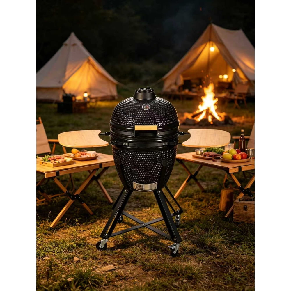 Expert Grill FT21 Kamado 3 en 1 Negro, foto 16