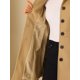 thumbnail image 5 of INSPIRE CHIC Abrigo Clásico de Mujer con Botonadura Simple de Invierno Largo con Bolsillos S Caqui, 5 of 6