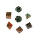 thumbnail image 5 of 7 Uds Dados Poliédricos D4 D6 D8 D10 D12 D20 Para Juegos DnD RPG Verde Naranja, 5 of 5
