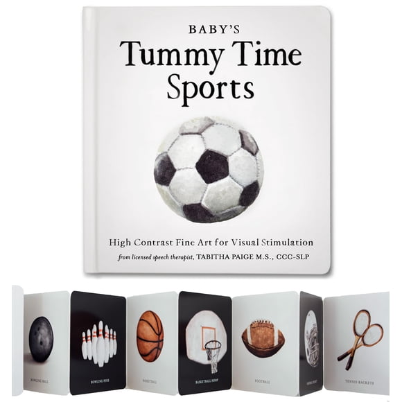 Libro Infantil B Blue Star Press Tiempo Boca del Bebé Deportes