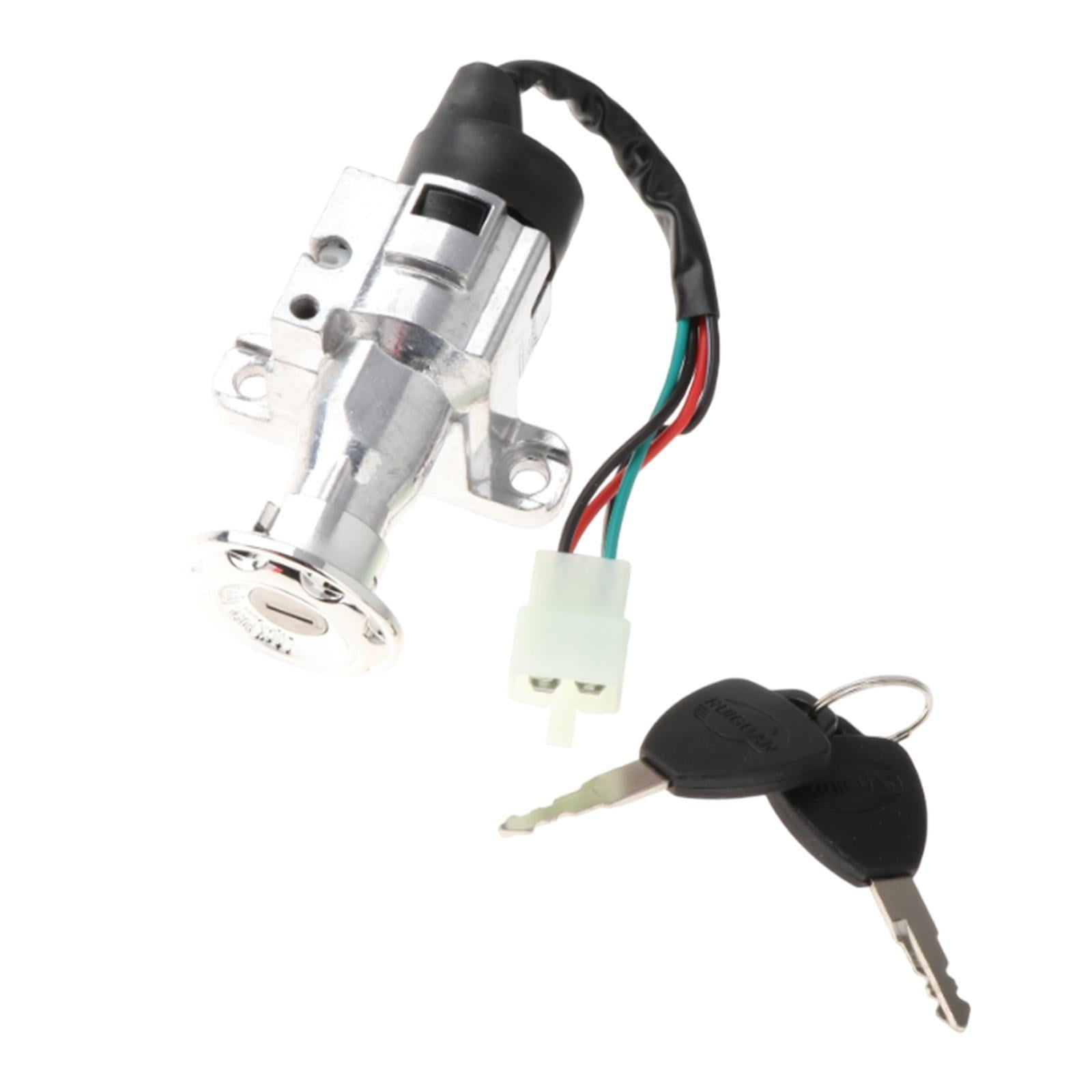Ioensy - Kit De Bloqueo De Motocicleta Juego De Bloqueo De Encendido/apagado De Alto Rendimiento Para Ciclomotores De 10 A 19 Mm