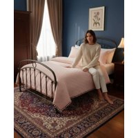 Todo Para El Hogar - Quilt Diseño De Pompones Ideal Para Temporada De Verano (2 Plazas)