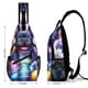 thumbnail image 2 of Bulldog Francés Riñonera Bandolera con Estampado Integral para Hombres y Mujeres, Bolso Cruzado Gráfico de Tendencia, Mochila de Hombro Streetwear para Ciclismo y Deportes, Riñonera Versátil Casual, 2 of 6