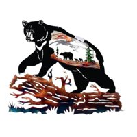 Magideal - Adorno De Pared Con Diseño De Animales, Artesanía De Hierro Para Pared, Decoración De Pared De Metal Para Baño, Decoración Interior, Patio Y Exterior Estilo C