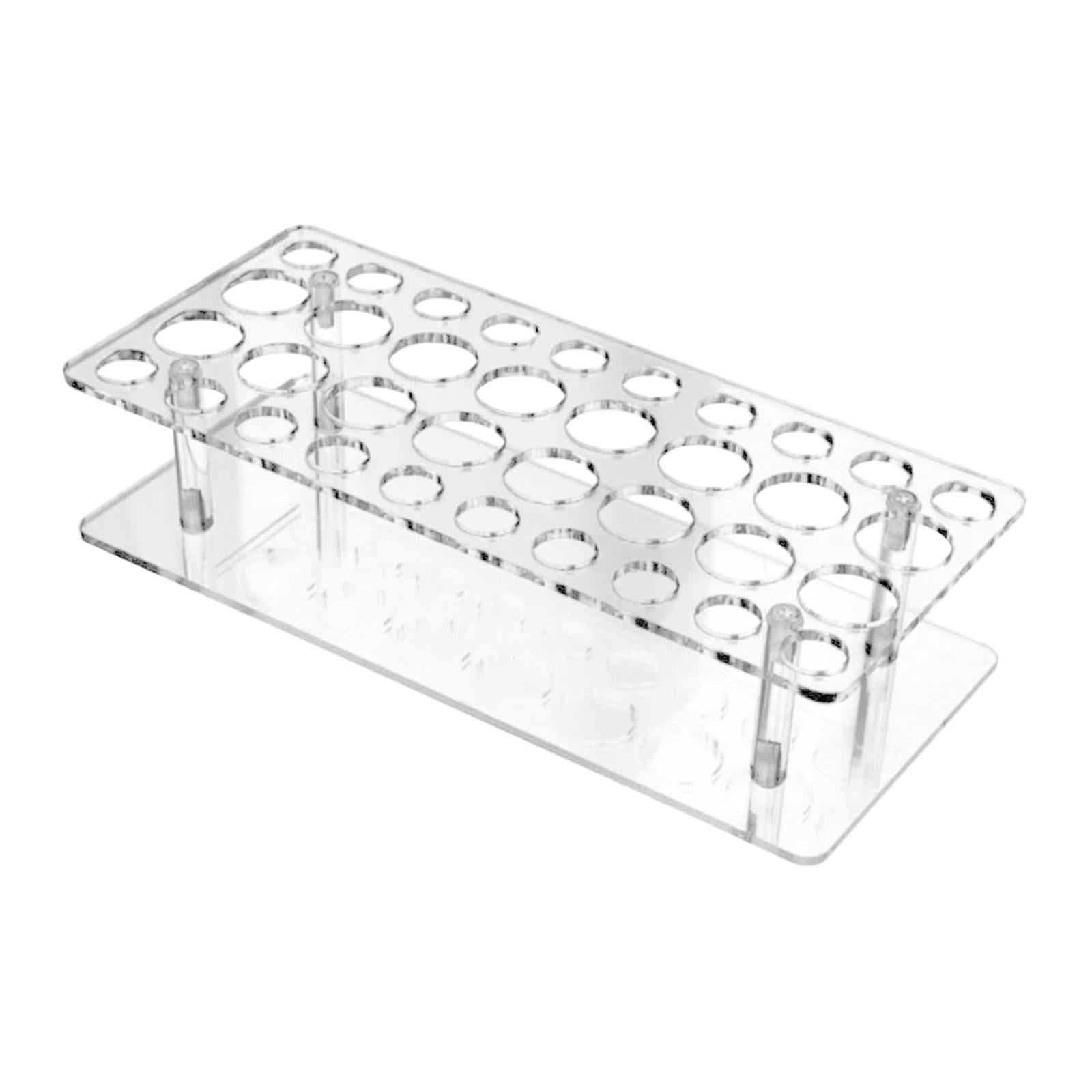 Magideal - Organizador De Perfumes En Roll-on De Acrílico Con 36 Compartimentos, Estuche De Exhibición De Cosméticos, Soporte De Maquillaje Portátil De Acrílico