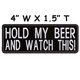 thumbnail image 2 of Parche bordado "Hold My Beer" (plancha o cose), 2 of 6