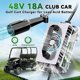 thumbnail image 3 of Cargador de Batería Xnvua 48V 18A para Club Car con Enchufe Redondo de 3 Pines, 3 of 8