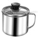 thumbnail image 3 of Contenedor De Grasa De Tocino, Colador De Grasa De 1,3 L Para Cocina, Restaurante, Hogar Con Tapa De Vidrio, 3 of 5