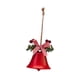 thumbnail image 2 of Campana De Navidad Hecha A Mano Linda Para Decoración De árbol De Navidad Para Porche Guirnalda De Navidad 1 Campana De Trompeta Roja, 2 of 5