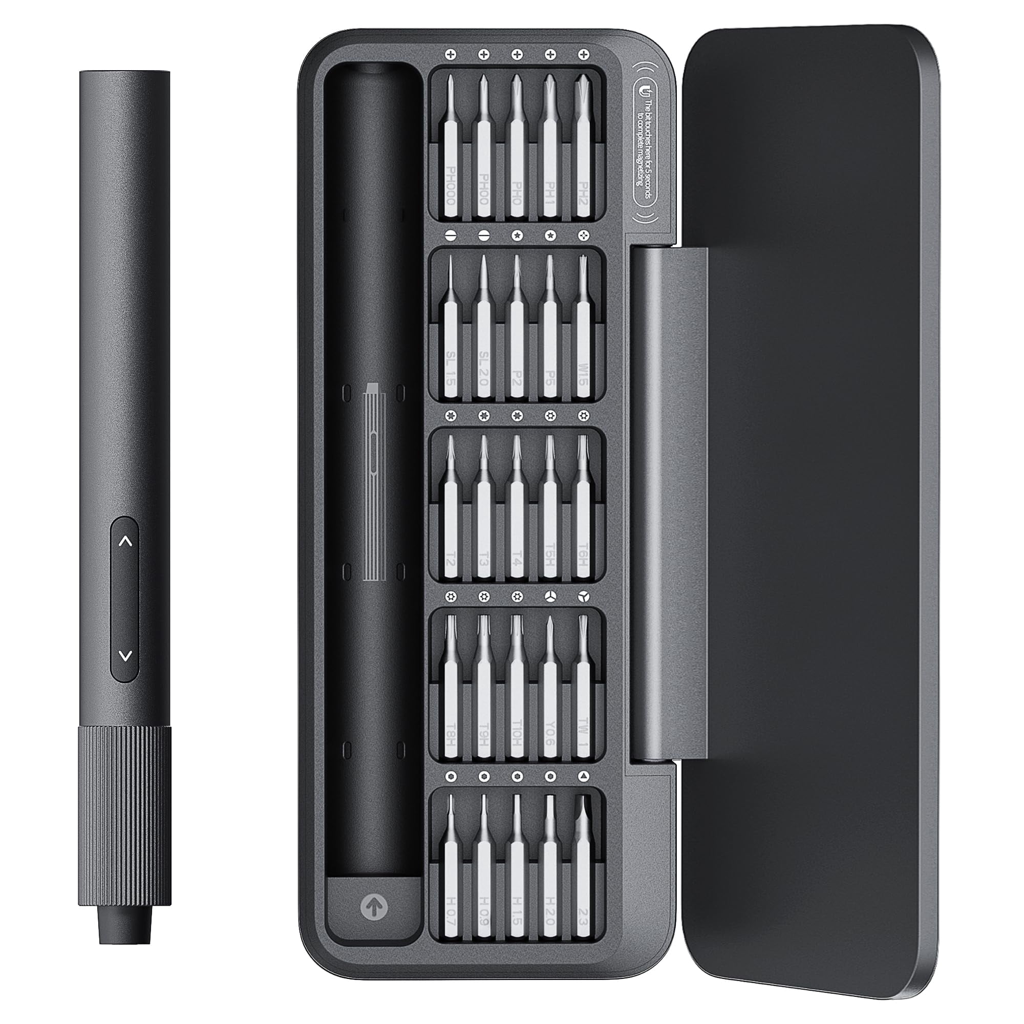 Hoto - Destornillador Eléctrico 25 En 1 Mini Precision Usb C
