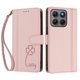 thumbnail image 3 of Funda Cartera Trébol para Motorola Moto G37/G37 Power con Ranuras Tarjetas y Carga Inalámbrica Rosa, 3 of 6
