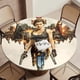 thumbnail image 5 of Resident Evil theme Fitted Round Tablecloths Elastic Edged Table Covers Waterproof Table Cloth For Kitchen Holiday Party Tables Decor 120cm, 5 of 6