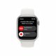 thumbnail image 4 of Apple Watch Serie 8 (GPS) Caja Silver aluminio 45mm con correa sport Blanco - M/L, 4 of 6