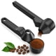 thumbnail image 1 of Cuchara de café y embudo para taza reutilizable vainas de café recargables, cuchara de medición de café 2 cucharadas de capacidad, cuchara con embudo para café molido, té (negro, 2 paquetes), 1 of 3