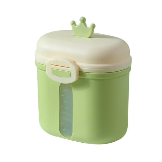 Contenedor portátil para fórmula de leche en polvo, para viajes, guarderías y actividades al aire libre.