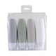 thumbnail image 3 of Botellas De Viaje De Silicona Recargables Para Acondicionador, Loción, Jabón, Hombres, Mujeres, 4x 90ml, 3 of 5