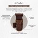 thumbnail image 3 of Bolsa para herramientas, estilo N Craft, 5 bolsillos, alicates y soporte para martillos, 3 of 7