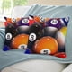 thumbnail image 3 of Billar Fundas de almohada de terciopelo con tema, regalos de funda de almohada, decoración para el hogar, cojín de lanzar, regalo de cumpleaños para fans y parejas.30*30cm., 3 of 6