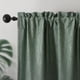 thumbnail image 1 of Juego de cortinas Joydeco, color verde, 132 x 244 cm, opacas, 2 paneles, 1 of 9