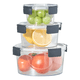 thumbnail image 1 of Taper plástico contenedor hermético para alimentos 3u, 1 of 3