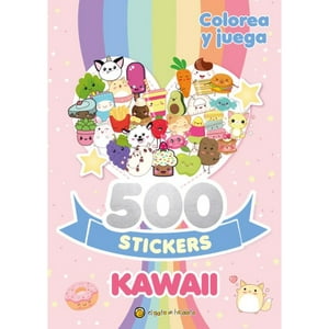 El Gato De Hojalata - Libro 500 Stickers Kawaii