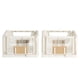thumbnail image 2 of Set De 2 Cajas De Almacenamiento Plegable 25X16.5X10Cm Blancas, 2 of 3