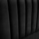 thumbnail image 2 of Respaldo Tubular Vertical 2 plazas Felpa Negro, 2 of 3