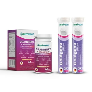 Nutrazul - Cranberry + Colageno Hidrolizado -Pack3