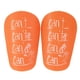 thumbnail image 1 of 2 Uds Mini Espinilleras De Fútbol Protección De Piernas Para Deportes Al Aire Libre Juego De Fútbol Naranja 10cm X 6cm, 1 of 3