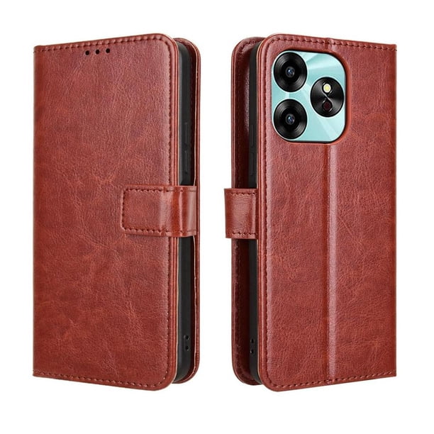 Funda tipo libro para Umidigi G6 5G, cartera todo‑en‑uno, funda multifuncional con tarjetero y correa de muñeca desmontable