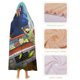 thumbnail image 4 of Los Vecinos Green Manta Capa con Capucha Anti-Bolitas, Manta de Lana Ártica Suave, Manta Portátil de Felpa Ligera y Lujosa, Poncho para Siesta en Casa y Oficina, 100*130cm, 4 of 6