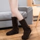 thumbnail image 5 of Calentadores de piernas peludos por encima de la rodilla, calcetines de felpa, pantuflas altas y largas, calcetines de invierno para dormir en casa para mujeres y hombres., 5 of 5