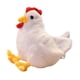 thumbnail image 5 of Pollo De Peluche De Juguete, Figura Suave, Mu?eco De Peluche Para Ni?os, Ni?as Y Ni?os, Blanco, 40 Cm, 5 of 5