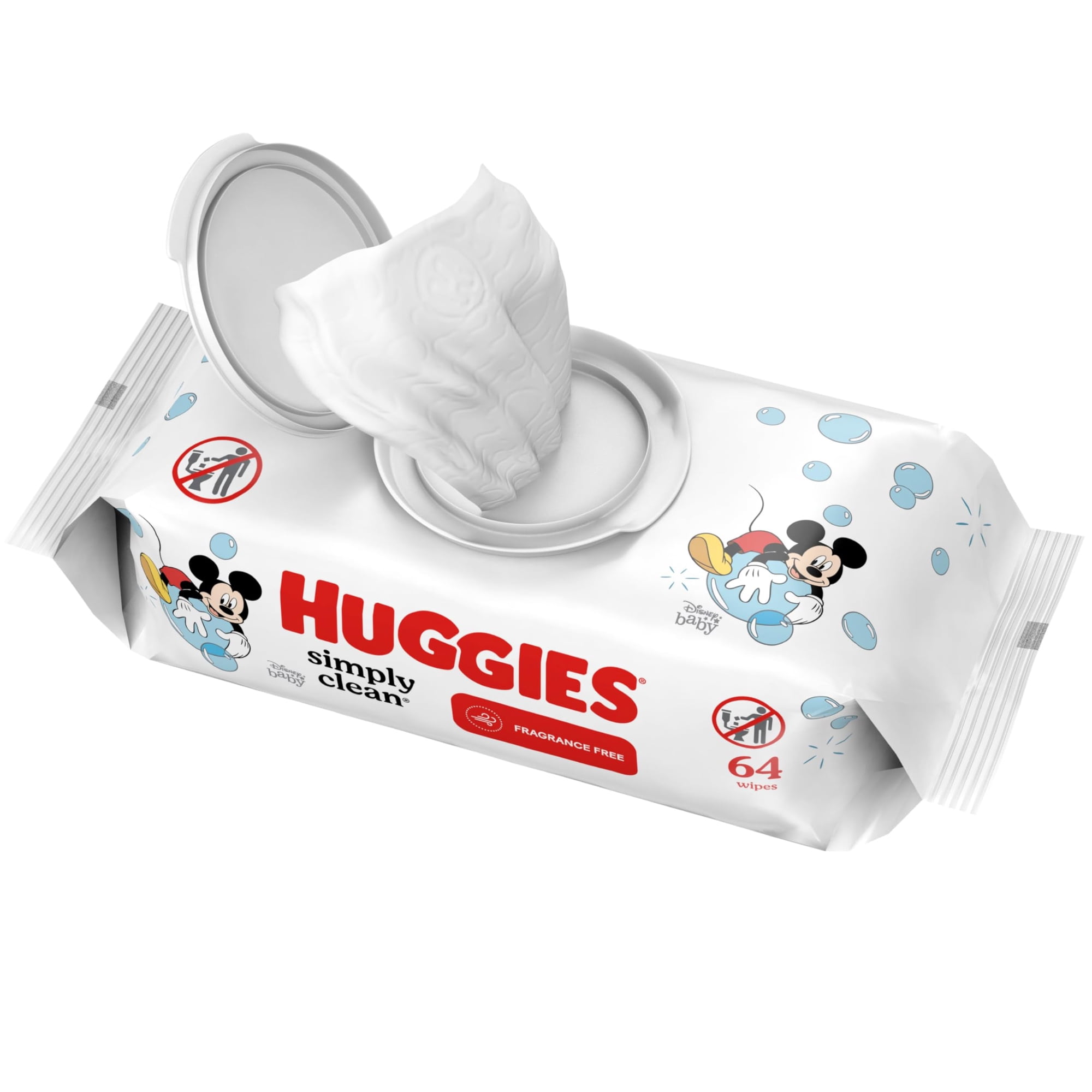 Toallitas Para Bebés Huggies Simply Clean, Sin Fragancia, 64 Toallitas