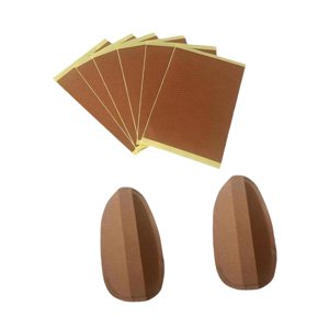 Ioensy - 2 Pegatinas Con Forma De Orejas De Perro, Soporte Vertical Fijo Para Perros Doberman Pinscher (5 X 2,5 Cm)