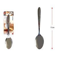 Genérico - Cuchara Cucharilla 100% Acero, 17 Centímetros