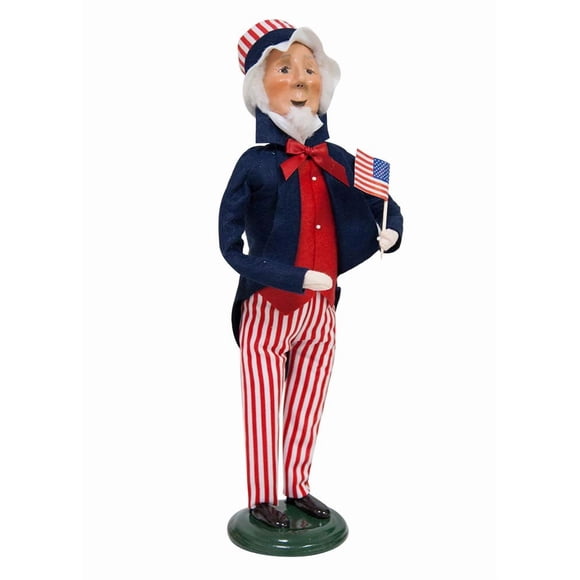 Figura de Tío Sam Byers' Choice de 33 cm de Altura