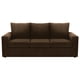thumbnail image 1 of Sofa Kendy 3CG Felpa 30 Chocolate, 1 of 6