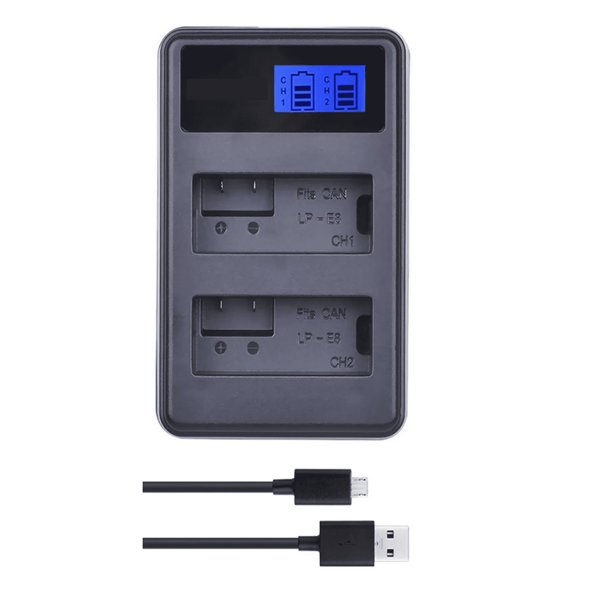 Genérico - Cargador Doble Lc-e8 Alternativo Canon