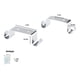 thumbnail image 2 of Pack 2 Unidades De Soporte Cromado Doble A Techo 16 Mm, 2 of 2