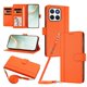 thumbnail image 1 of Funda Cartera para Honor X8C 4G con Bolsillo para Billetes, Naranja, 1 of 6
