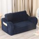 thumbnail image 5 of Silla infantil MOMCAYWEX Extra Ancha 2 en 1 Soft Sherpa Azul Oscuro, 5 of 6