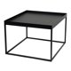 thumbnail image 1 of Mesa Cubo Negra Con Borde Tipo Bandeja, 1 of 3