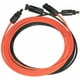 thumbnail image 1 of Cable alargador para panel solar con conector MC4 rojo + negro juego de 2 piezas, 3m, 1 of 5