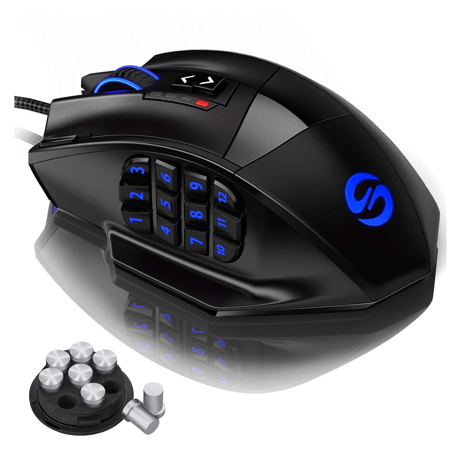 Ratón Para Juegos Utechsmart Venus Rgb Con Cable 16400 Dpi