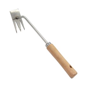 Ioensy - Herramienta De Deshierbe De Jardín, Deshierbe Manual Fuerte Portátil Para Plantación De Granja, Jardinería, Mango De Madera