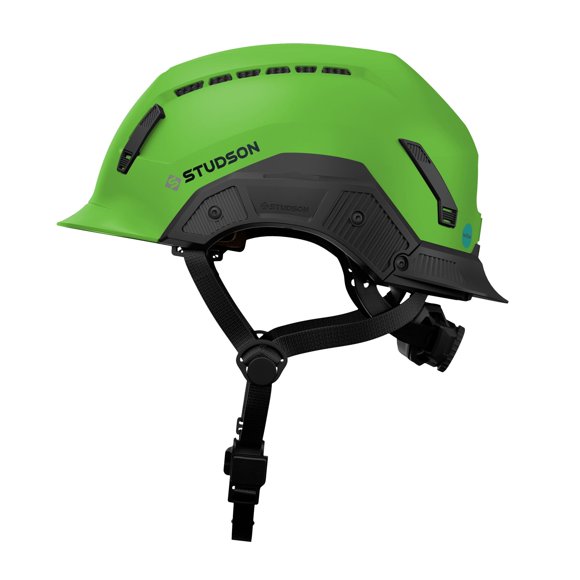 Casco de seguridad STUDSON SHK 1 ventilado ultraligero verde L/XL