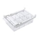 thumbnail image 3 of Nevera Cajón Organizador Caja de Almacenamiento Transparente Extraíble Reutilizable Cocina Contenedores de Almacenamiento Extensibles Refrigerador Org 8 rejillas, 3 of 5